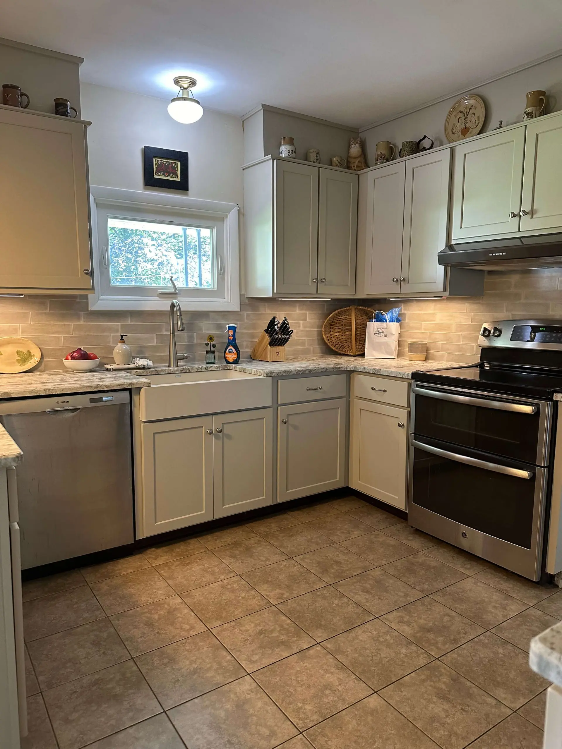 Sparkling clean kitchen