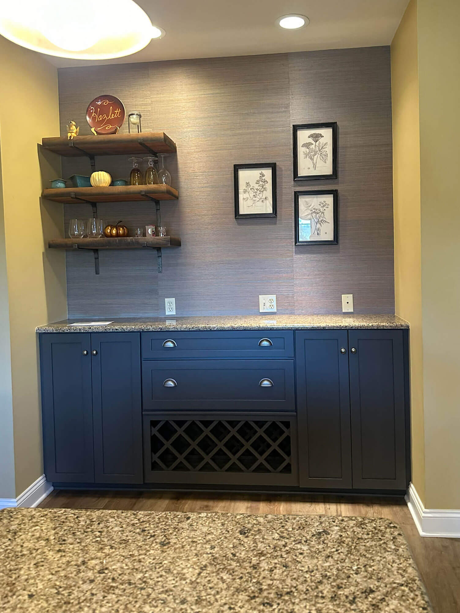 custom built-in professionally painted in lititz home